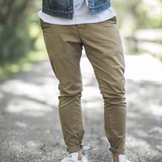 Johnstanger Men's Straight Fit Chino Pants — Cotton Twill
