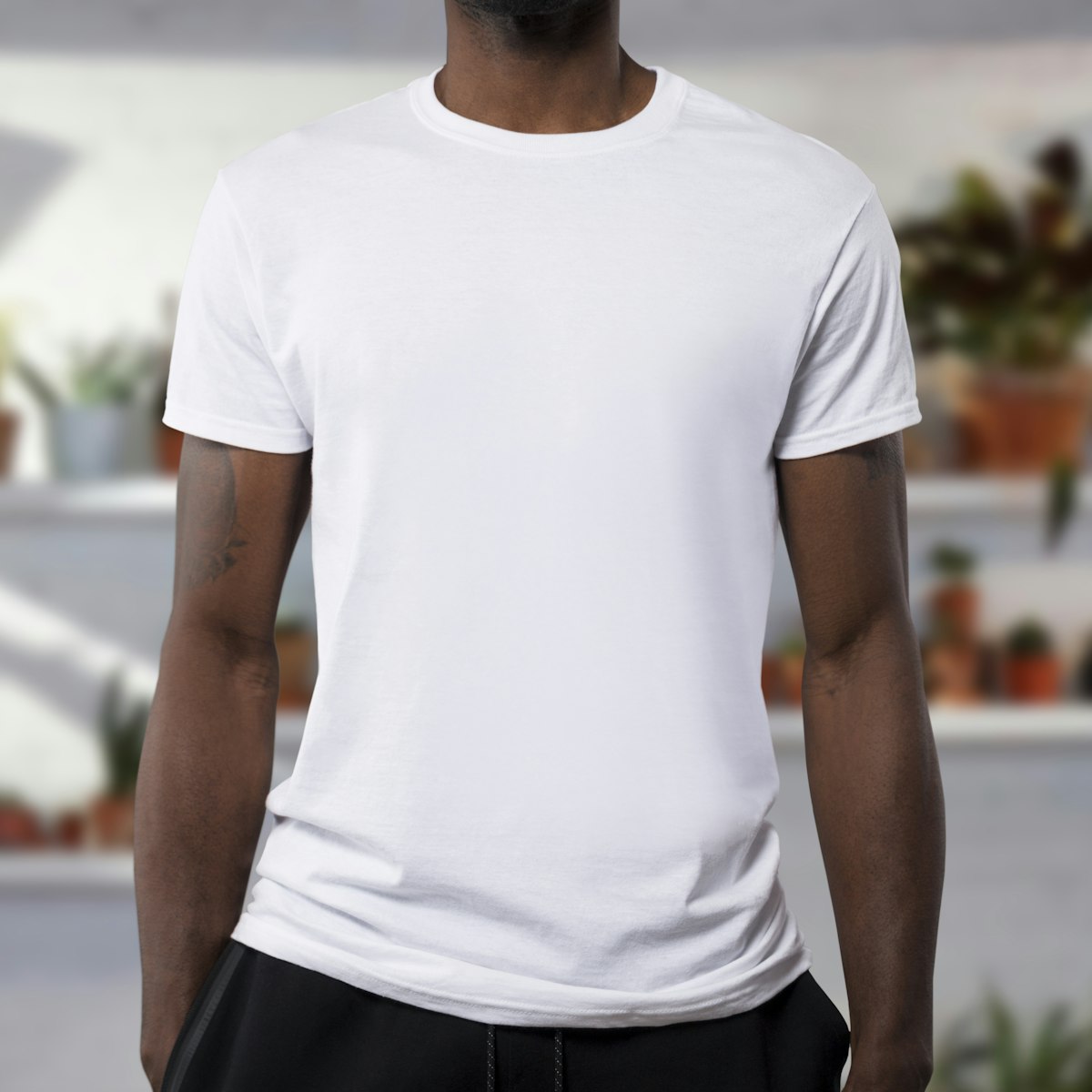 Johnstanger Men's Classic Crew Neck T-Shirt — Soft Cotton Everyday Tee